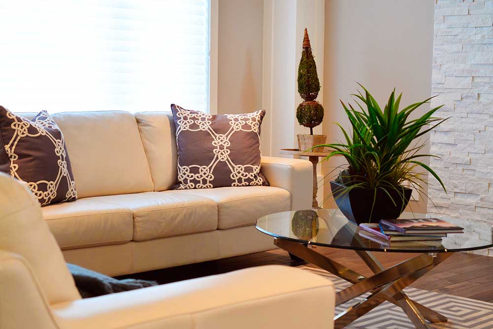 imagen de sofa y cojin